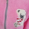 Женский розовый халат Welsoft на молнии c Мишуткой купить