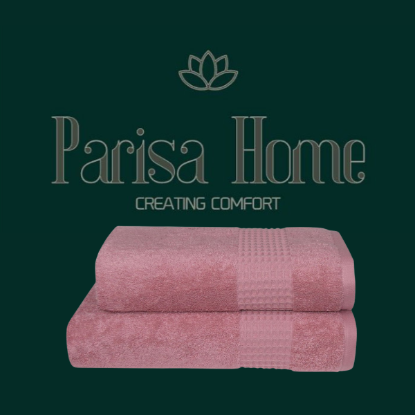 Полотенце розовый 550 г/м², 100% хлопок (Узбекистан) 3